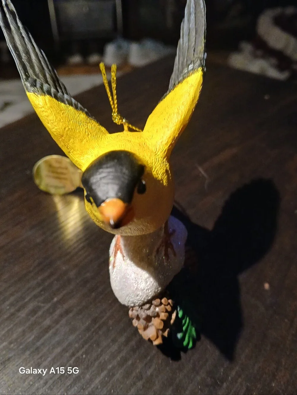 Danbury Mint Goldfinch Songbird Christmas Ornament